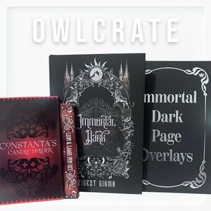 Owlcrate October Immortal Dark by Tigest Girma Subscription Book Box